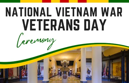 Vietnam War Veterans Day Event invitation
